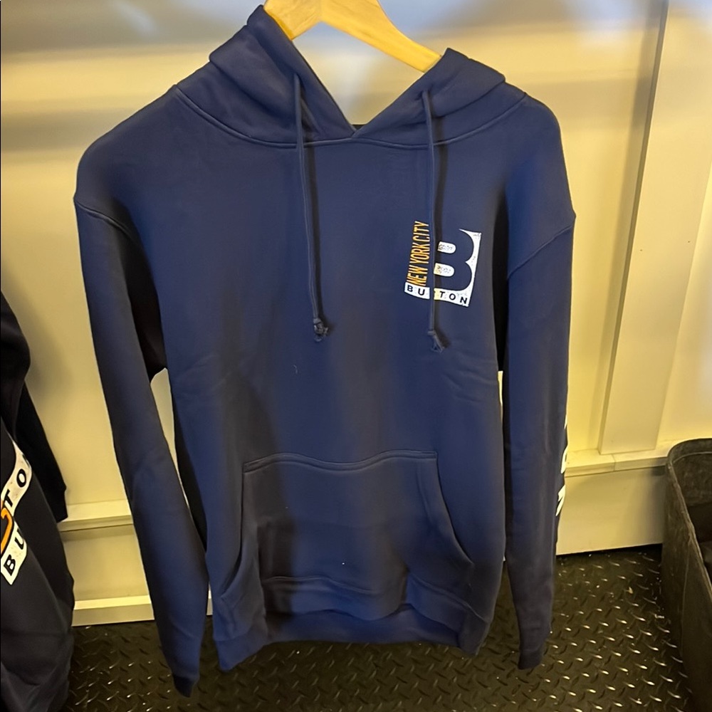 Burton Blue Men's Hoodie NWT CHI BOS NYC